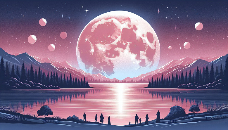 Розовое полнолуние или Луна Роста: можно наблюдать сегодня ночью