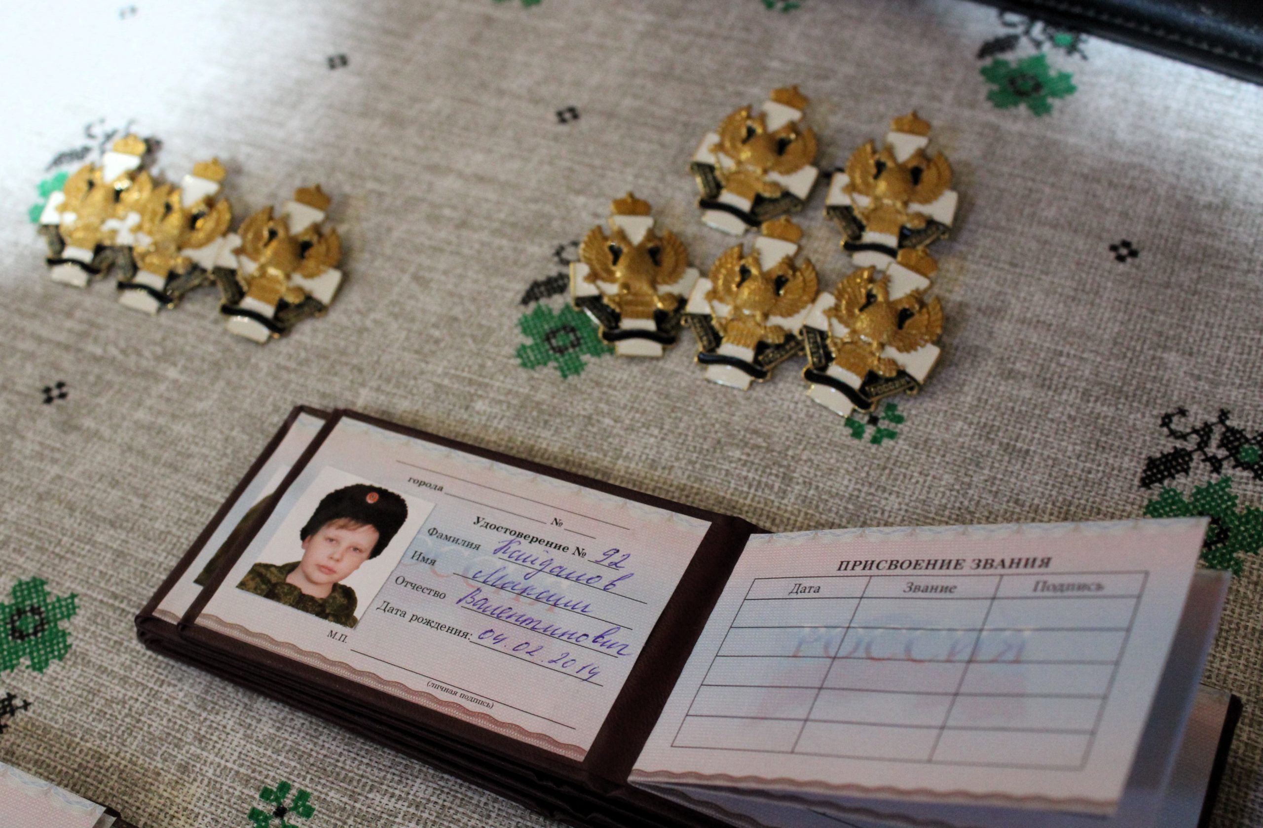Казачьи кадеты приняли присягу в Свято-Никольском казачьем храме в ЕАО